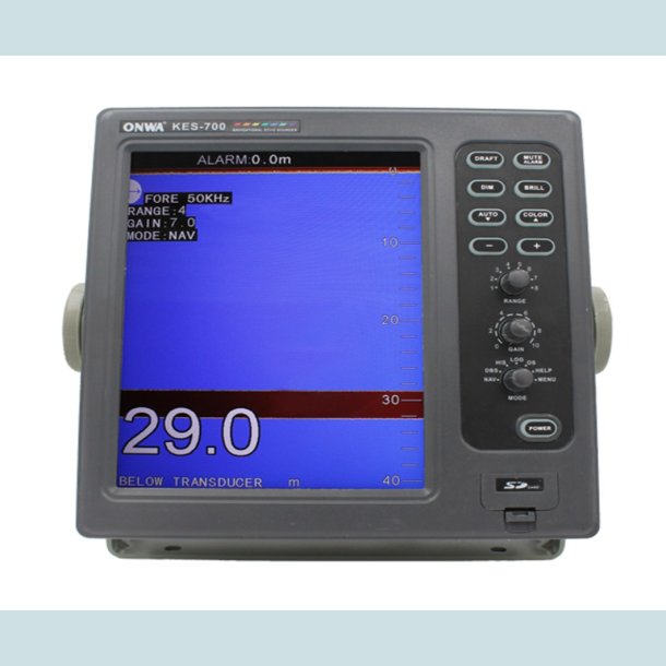 ONWA  10.4 Farve TFT 200KHz. 600W Ekkolod, Med Transducer