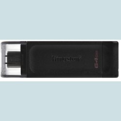 Kingston DataTraveler 70, 64 GB USB-C 3.2 Gen 1 flash drive,