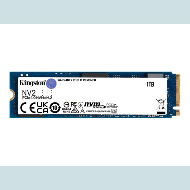 Kingston NV2 PCIe 4.0 NVMe M2 SSD, 1 TB
