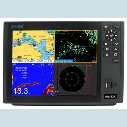 ONWA  KM-12XXP Plotter, multiskrm. med Ekkolod/AIS/Radar