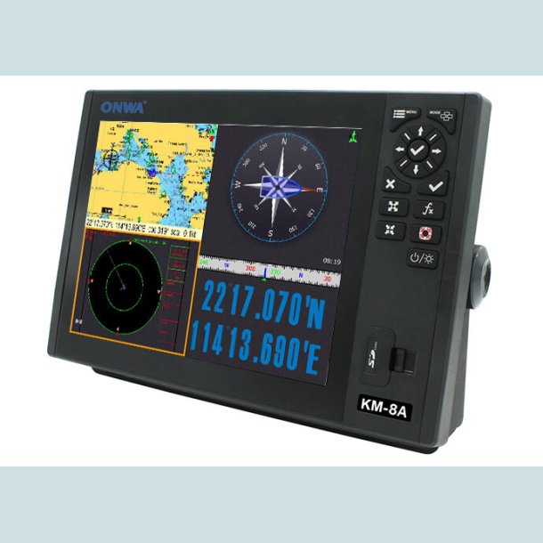 ONWA  KM-8A Plotter, multiskrm. med AIS.