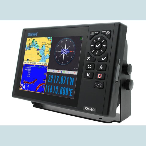 ONWA  KM-8C Plotter, multiskrm. Ekkolod/Fishfinder.