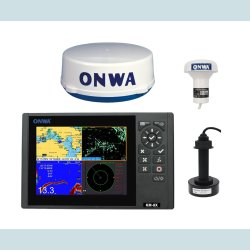 ONWA  KM-8XXP Plotter, multiskrm. Med Ekko/AIS/Radar