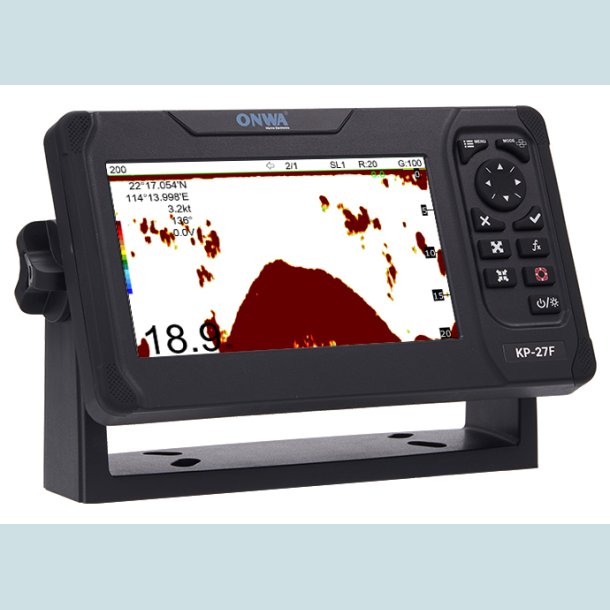 ONWA  7" Kort Plotter, Ekkolod/Fishfinder / AIS  KP-27X