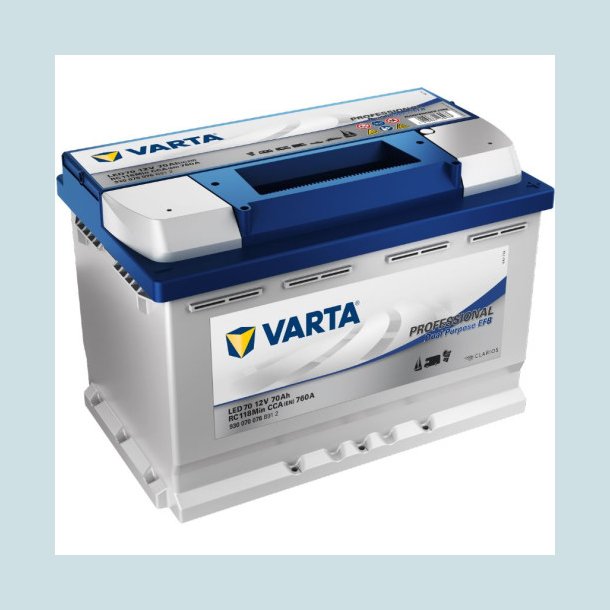 Varta Professional Dual EFB 12V 70Ah.