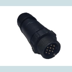 LLT 10 Pins stik, han, vandtt, IP68