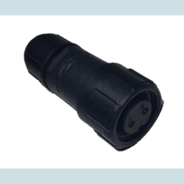 LLT 2 Pins stik, hun, vandtt, IP68