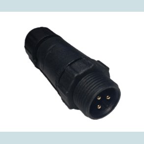 LLT 3 Pins stik, han, vandtt, IP68