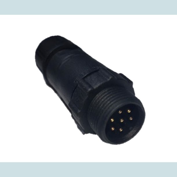 LLT 7 Pins stik, han, vandtt, IP68