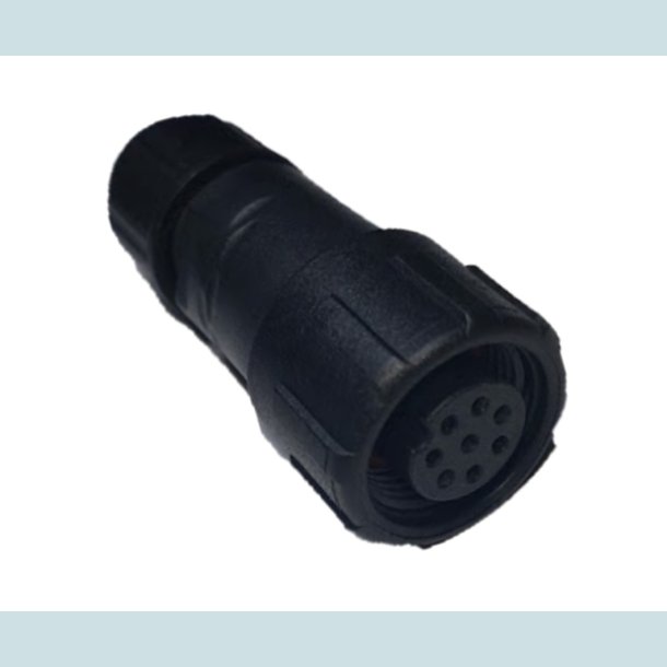 LLT 8 Pins stik, hun, vandtt, IP68