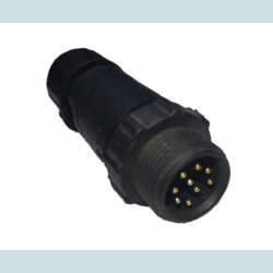 LLT 9 Pins stik, han, vandtt, IP68