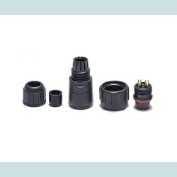 LLT 10 Pins stik, hun, vandtt, IP68