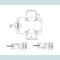 ONWA Power Drive for Revers Pump, 12V / 24V, 100A