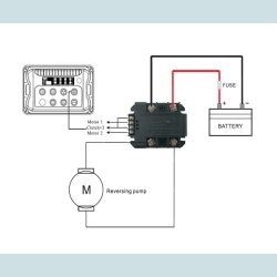 ONWA Power Drive for Revers Pump, 12V / 24V, 100A