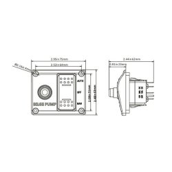 Kontakt Til Lnse Pumper  12/24V-  m / Automatsikring