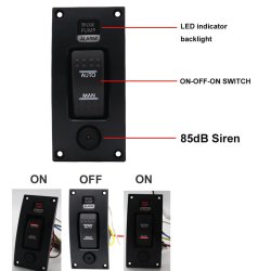 Kontakt Til Lnse Pumper  12/24V, med alarm