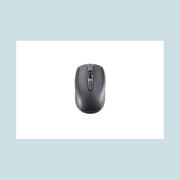 Trdls rejsemus med 6 knapper, lydls, 1600 DPI, sort