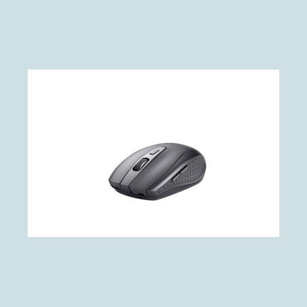 Trdls rejsemus med 6 knapper, lydls, 1600 DPI, sort