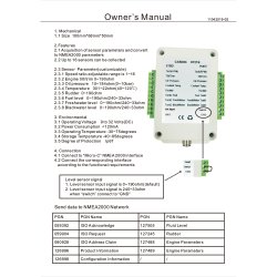 NMEA 2000 Converter Box, op til 16 sensorer