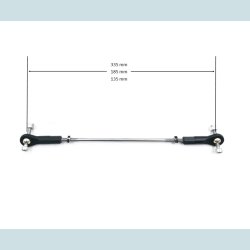 Mellem Arm Til Ror Fler. 185 mm.