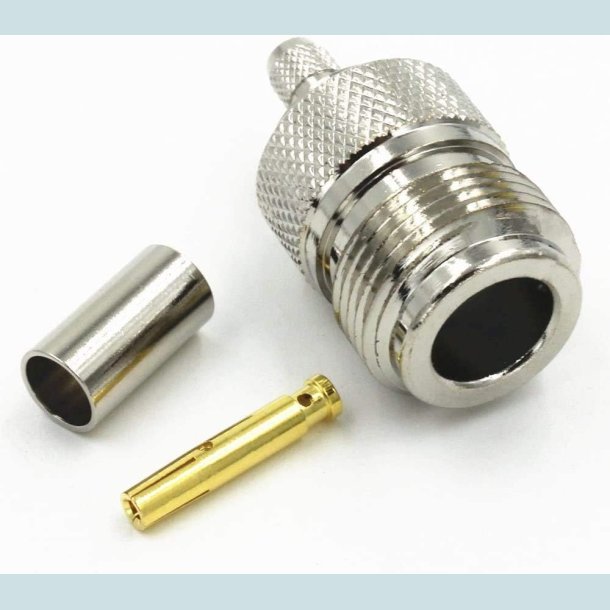 N-Type, Hun  RG58 Crimp