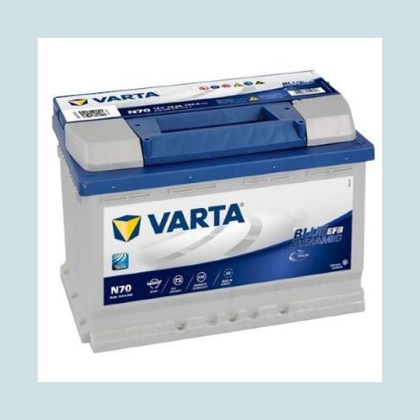 Varta Bue Dynamic EFB Start - Stop 12V 70Ah.