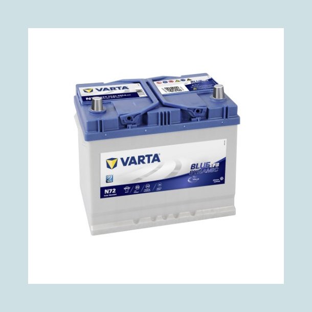 Varta Bue Dynamic EFB Start - Stop 12V 72Ah.