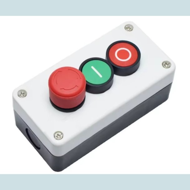 Kontrolboks med Start / Stop / N�dstop