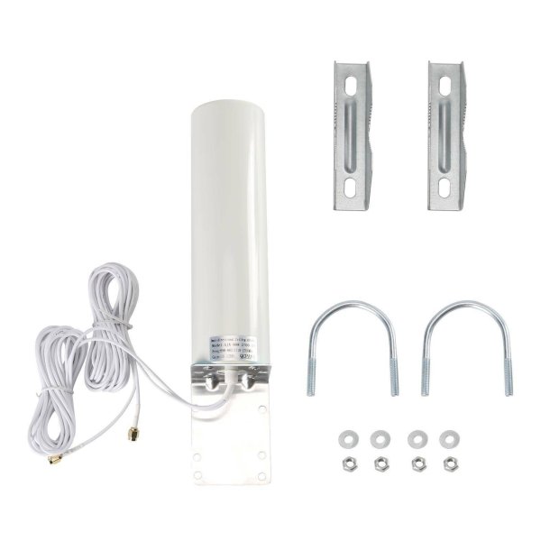 4G Omni Antenne m/ 2 kabler