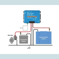 Victron Orion DC-DC Konverter - 24/12-70A med fingerskrue