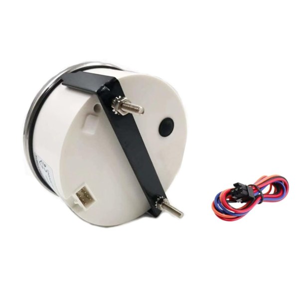 Omdrejningst�ller 9-32V, 52 mm. 0-4000 Rpm. Sort/S�lv  ECMS