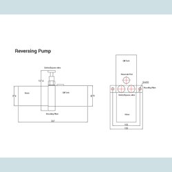 Hydraulik Pump For Autopilot, Revers Pump, 24V