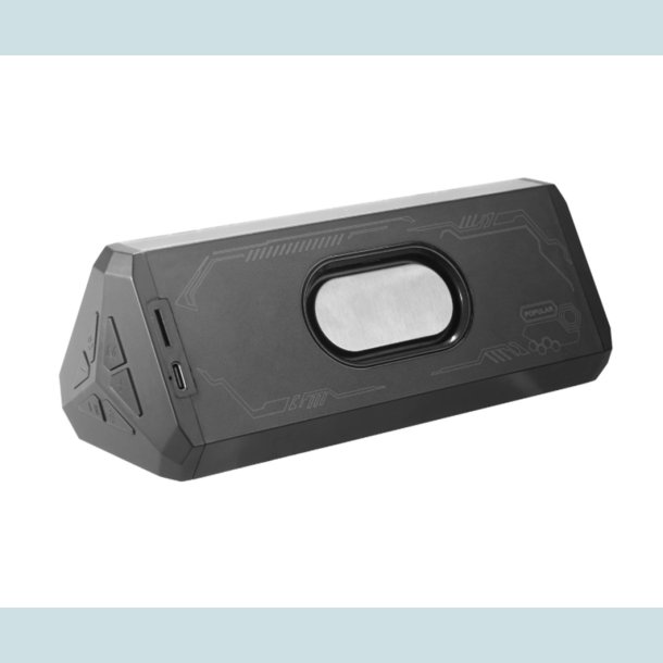 Transparent bluetooth-hjttaler med TWS og LED-lyseffekter