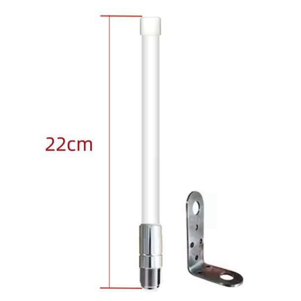 VHF Antenne, 22 Cm.  inkl. beslag