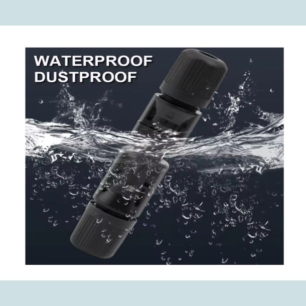 MC4 Solar stik, han/hun, vandtt, IP68  30A