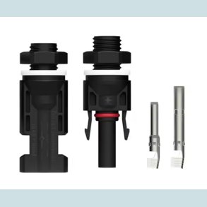 MC4 Solar stik, han/hun, vandtt, IP68 30A,Kabinet montering