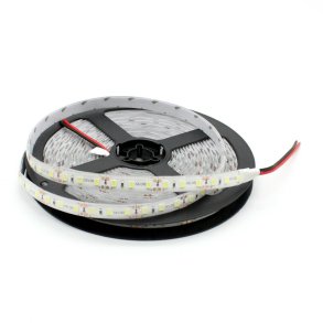 Led strip 24V, Hvidt Lys, Vandtt, 5 Meter.