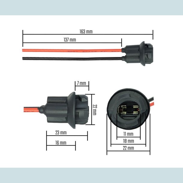T10 Fatning  W5W 194