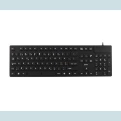 DELTACO Vandtt tastatur, silikone, IP68, m