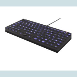 "Vandtt" Mini Tastatur, Med Indbygget Mus