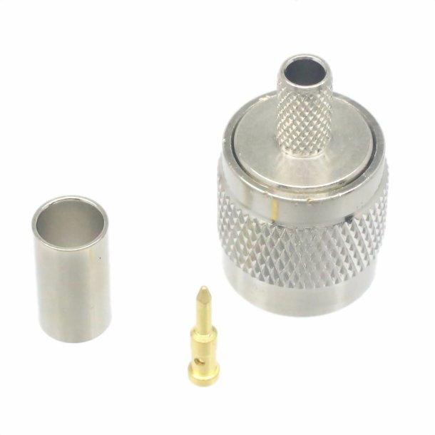 TNC Stik, Han  RG58 Crimp