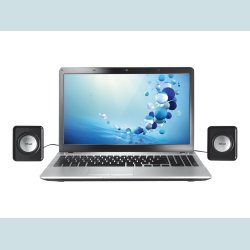 Trust Leto 2.0 Speaker Set Hjttalere Sort. Med kabel.