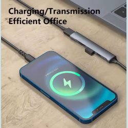 5 i1 USB C til SD/TF-kortlser/USB A  Gr