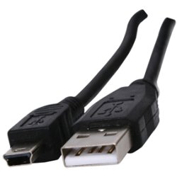 USB A Han til Mini, Flex 0.6 meter