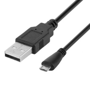 USB Hun til Micro, 2 M. Sort