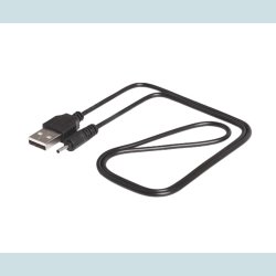 KK24USB A Han til DC 2.0 mm, Sort, 0.7 meter