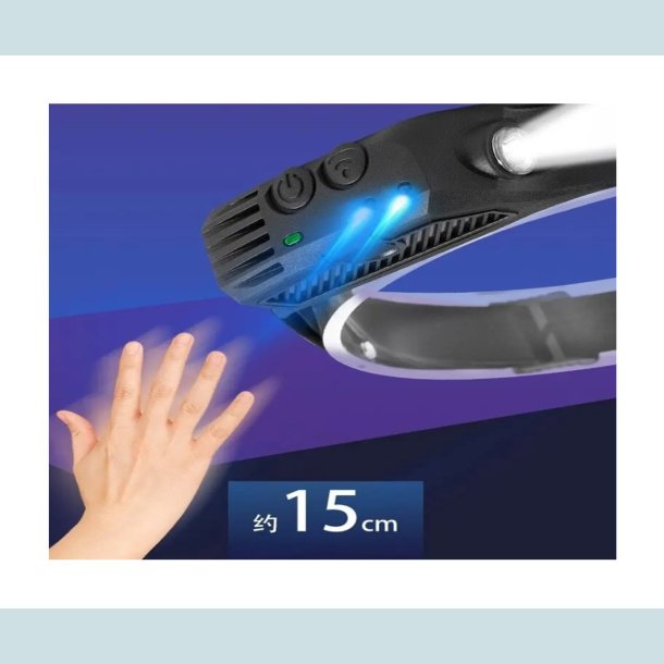 Pandelampe med sensor, Led / Cob, Genopladeligt