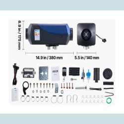 Vevor 8KW 12V/24V Diesel-Luftvarmer.