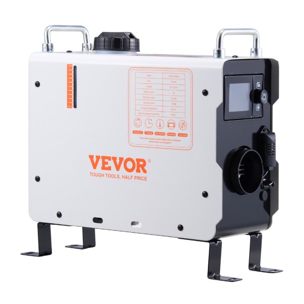 Vevor 2KW 220V/12V/24V Diesel-Luftvarmer M/ Bluetooth