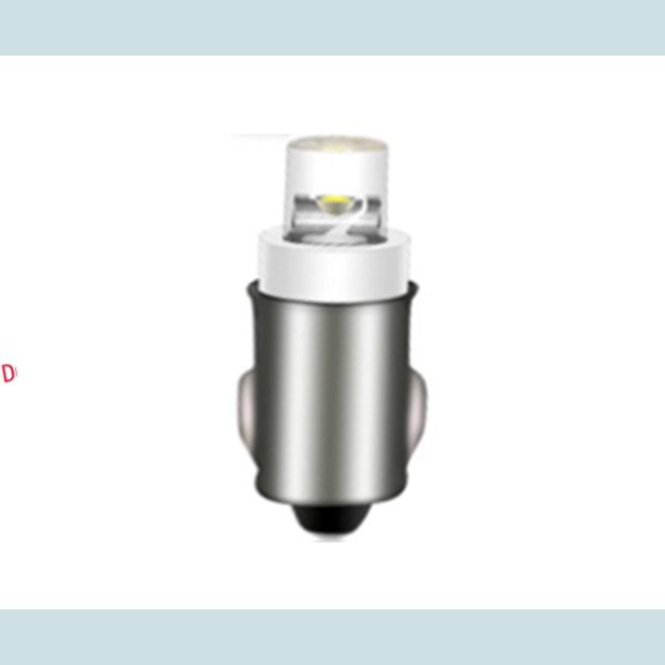 LED-lampe, BA7s, 24V, Hvid